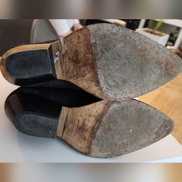 Isabel Marant Suede Faded Black Dewina Boot - Picture 5 of 8